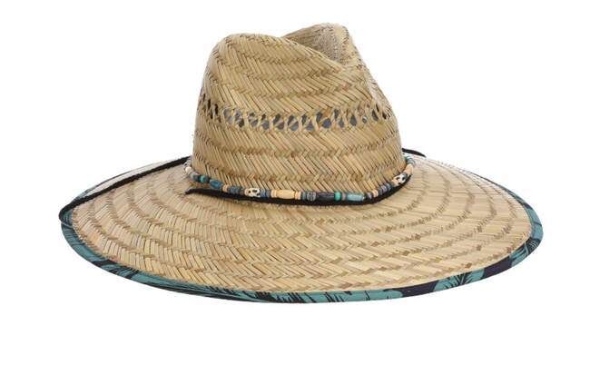 Dorfman Pacific Kalisa Straw Lifeguard Hat - Multi