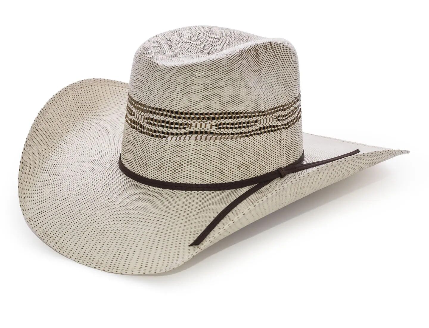 Master Hatters of Texas Men's Brayd Straw Hat in Rust Two-Tone