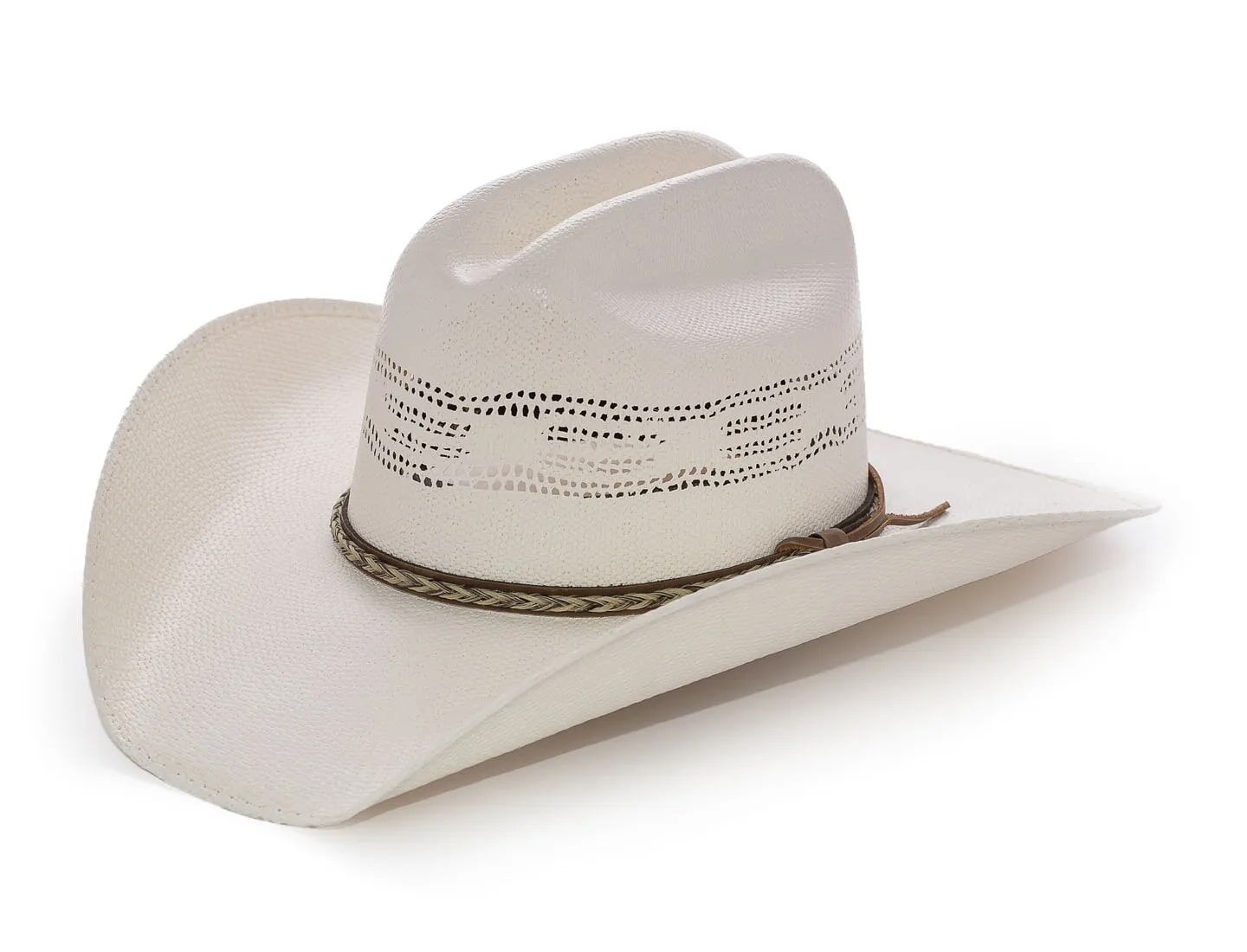 Master Hatters of Texas Men's Bandit Straw Hat in Ivory