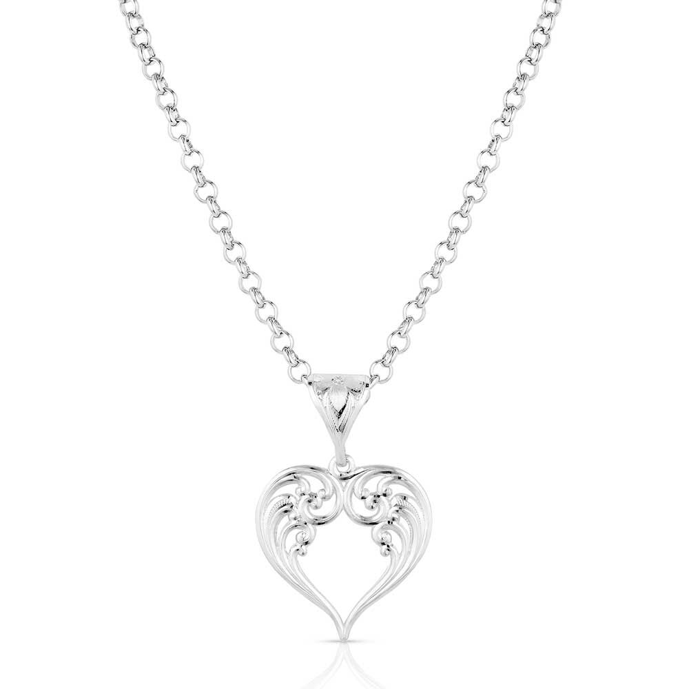 Montana Silversmiths Women's Out West Heart Necklace