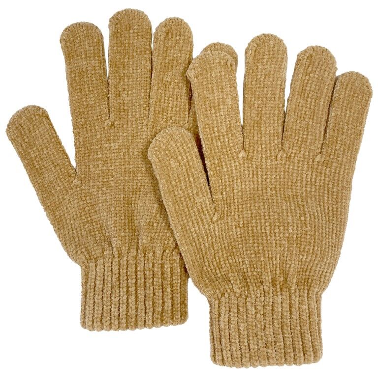 Broner Women's Tranquility Soft Chenille Knit Glove in Camel