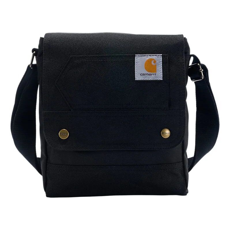 Carhartt Cross Body Snap Bag in Black