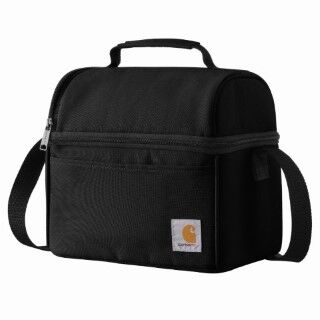 Carhartt 12 Can Two Compartment Lunch Cooler in Black