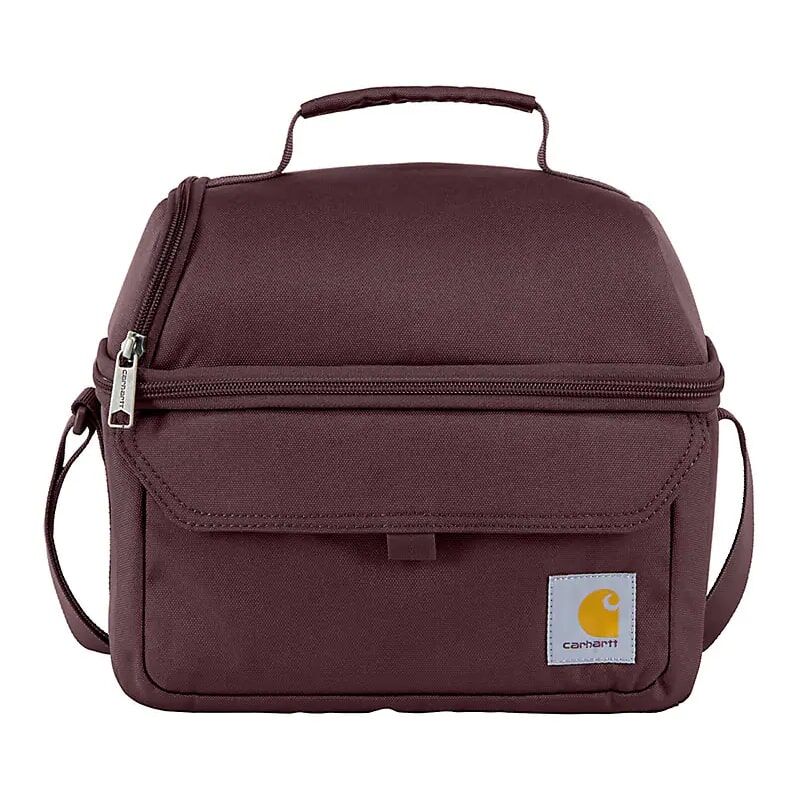 Carhartt Insulated 12 Can Two Compartment Lunch Cooler in Port