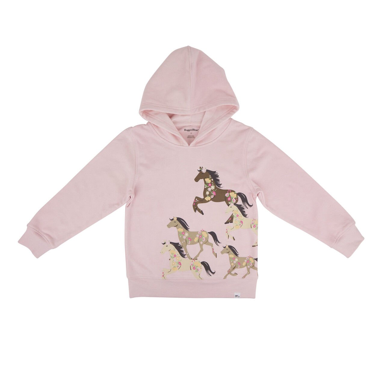 Wrangler Girl's Toddler Horse Wrap Hoodie