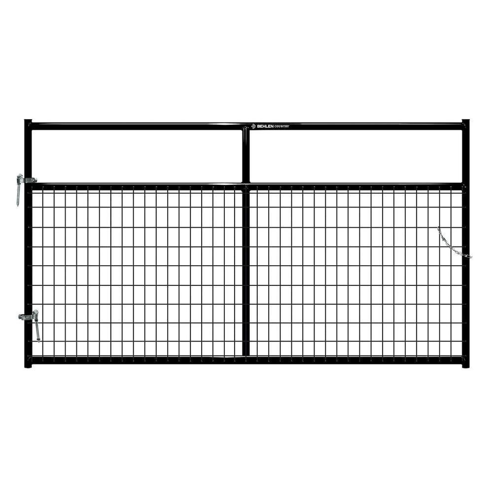 Behlen Country Black Frontier Gate, 6-Ft x 50-In