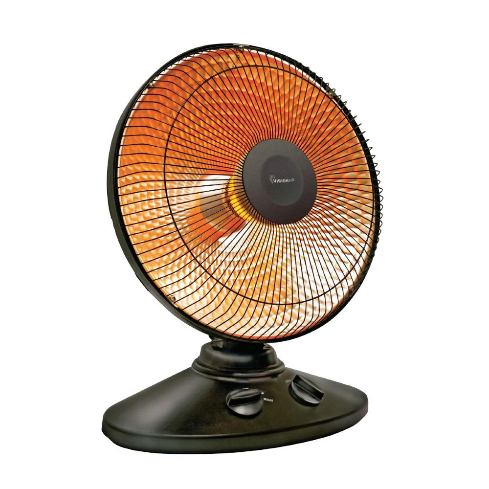 Visionair Radiant Dish Heater, 18-In, 1000/700-Watts