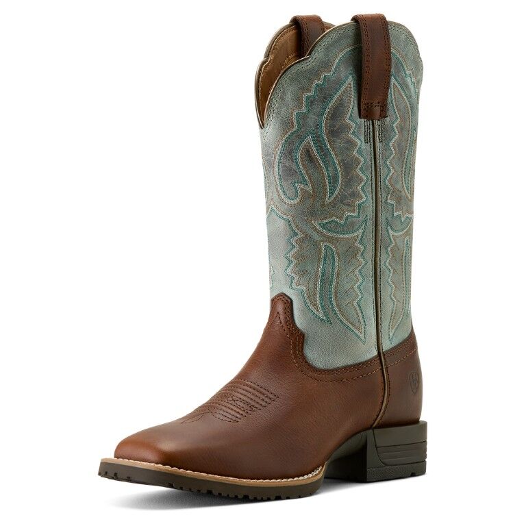 Ariat Women's Hybrid Ranchwork Wide Square Toe Western Boot