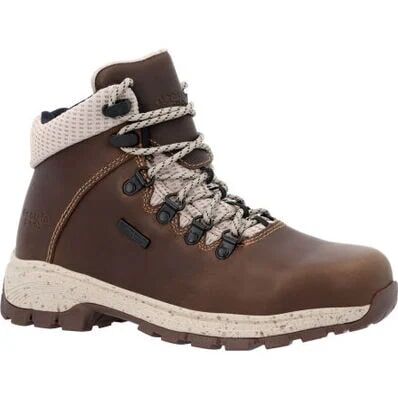 Georgia Women's Eagle Trail Alloy Toe Waterproof Hiker in Brown