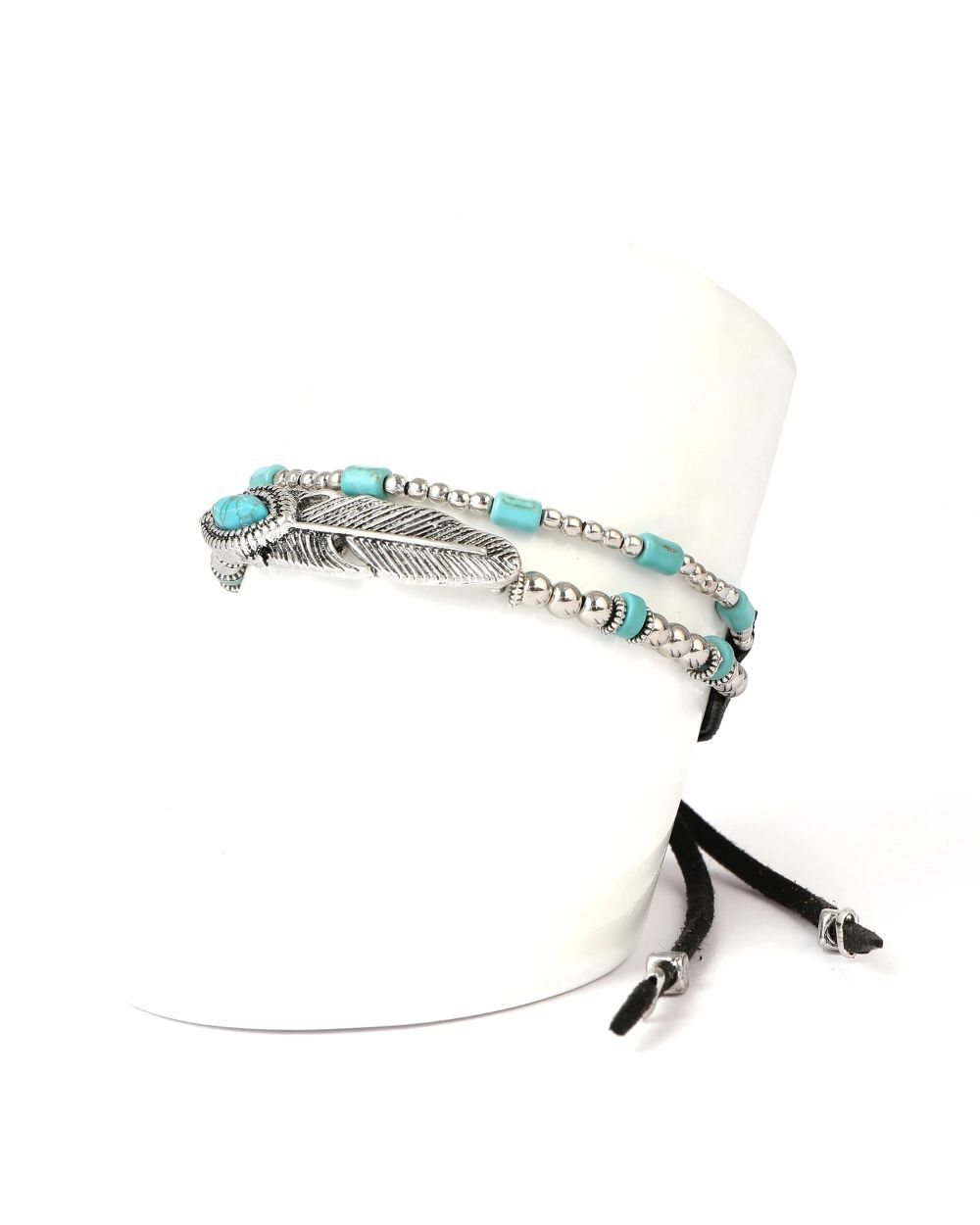 Cowgirl Confetti Dwell in Peace Cuff