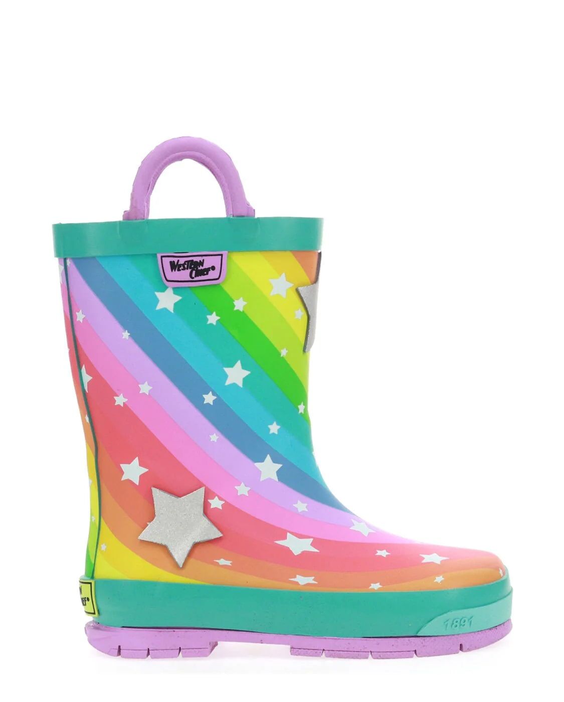 Western Chief Kids' Superstar Rain Boot in Teal