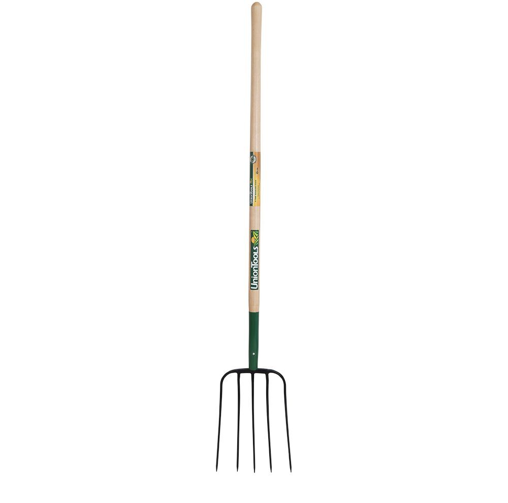 Union Tools 5- Tine Manure Fork, 60-In