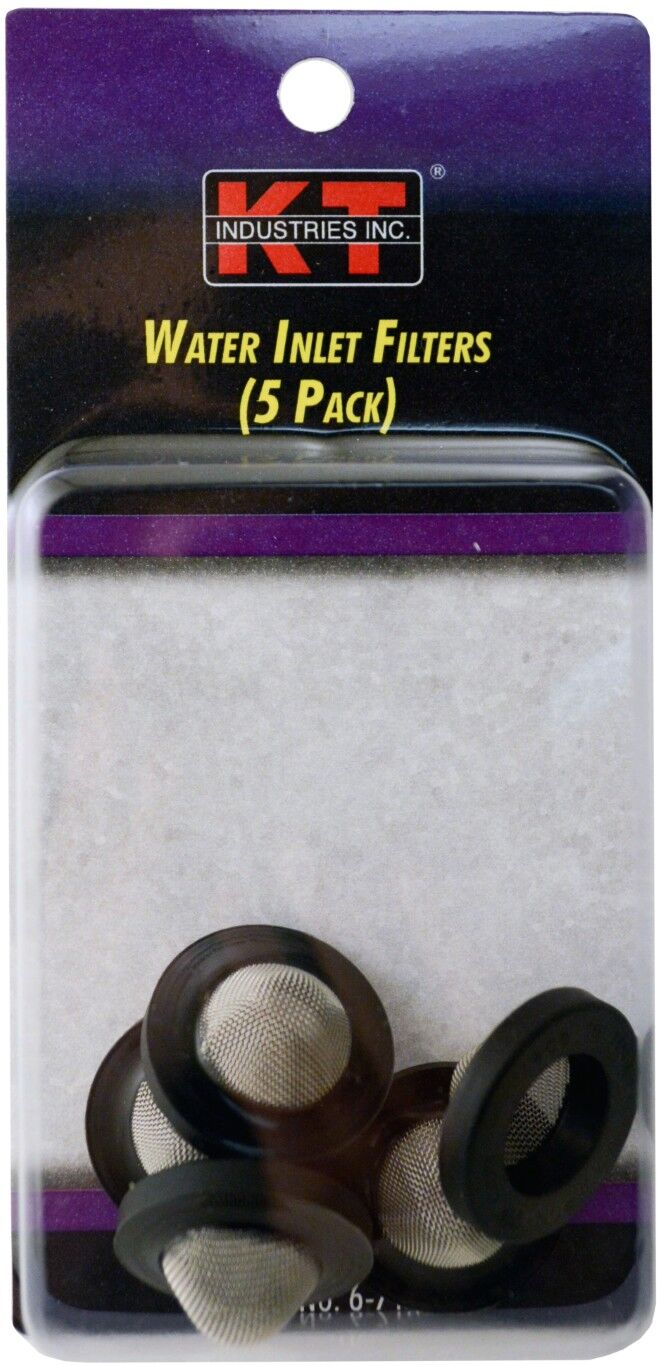 KT Industries Pressure Washer Water Inlet Filters, 5-Pk