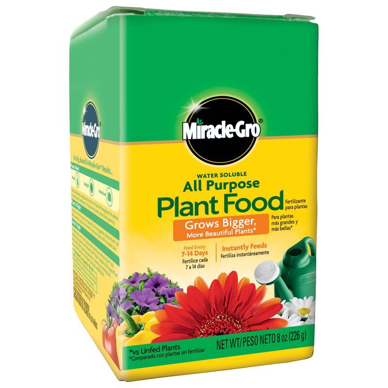 Miracle-Gro Water Soluble All Purpose Plant Food, 8-Oz
