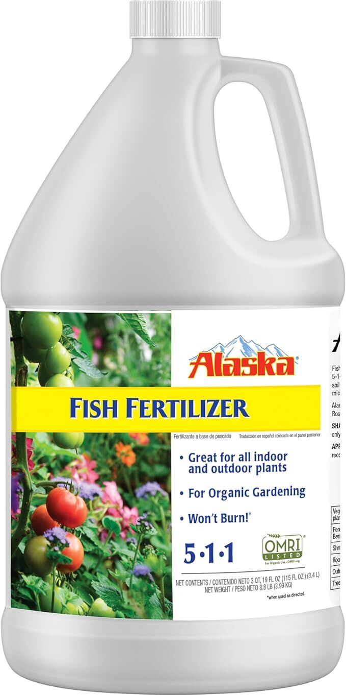 Alaska Fish Fertilizer OMRI Listed 5-1-1, 1-Gal
