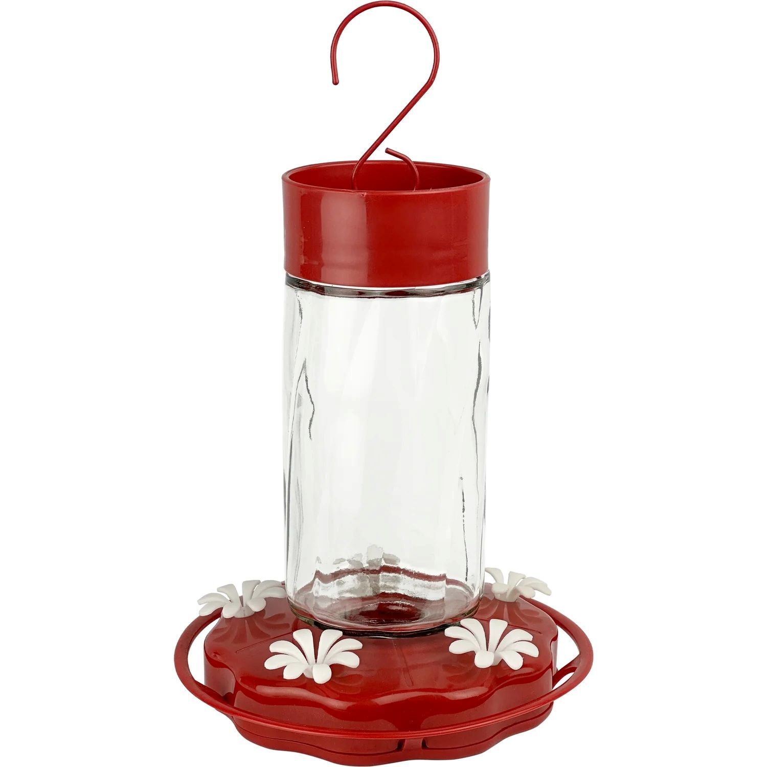 Nature's Way Scarlet Swirl Gravity Hummingbird Feeder, 20-Oz