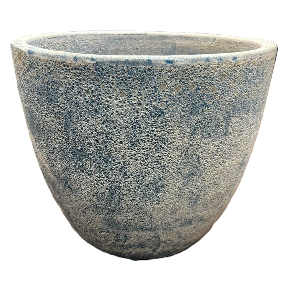 Pacific Home & Garden Coral Aqua Blue Pot, 15-In