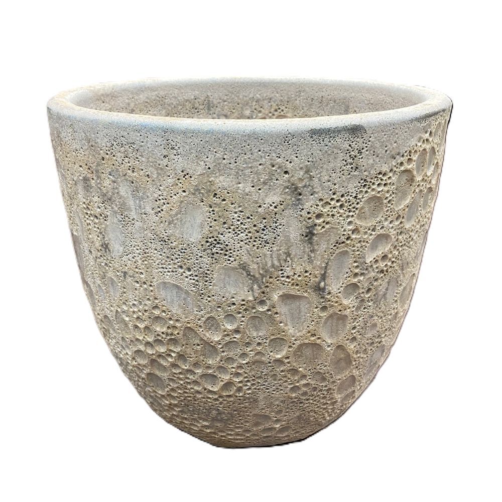 Pacific Home & Garden Coral White Pot, 12-In