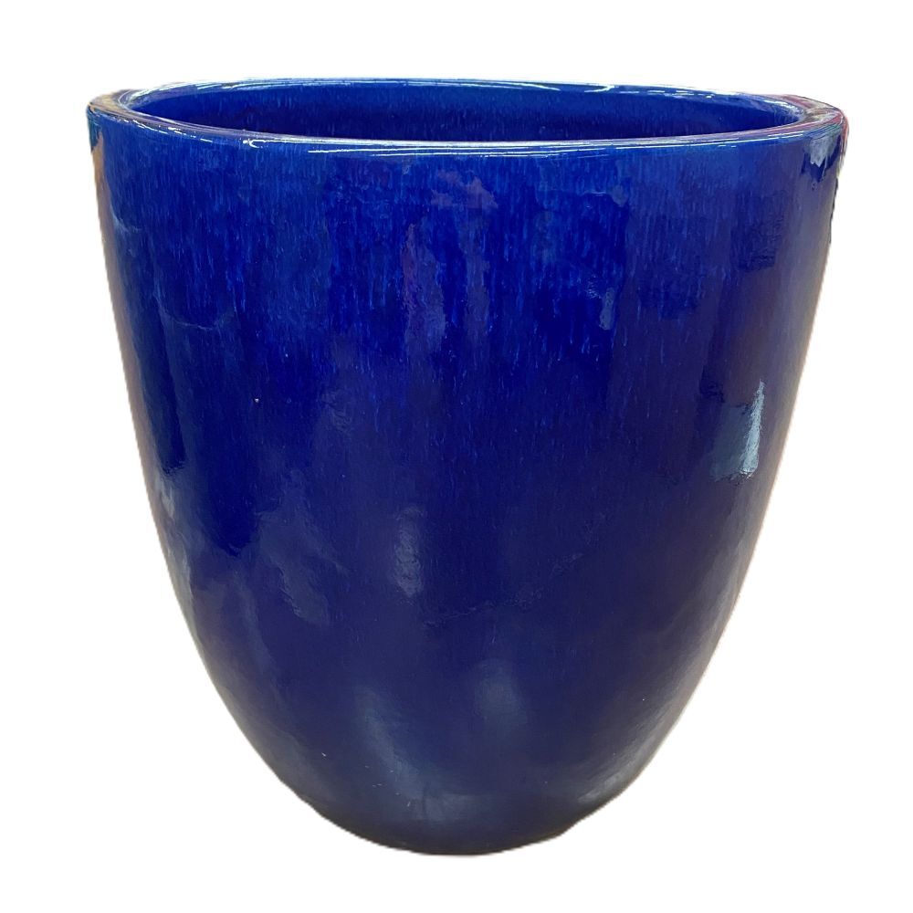 Pacific Home & Garden Milano Cone Blue Pot, 18-In