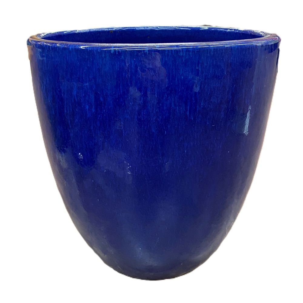 Pacific Home & Garden Milano Cone Blue Pot, 14.5-In