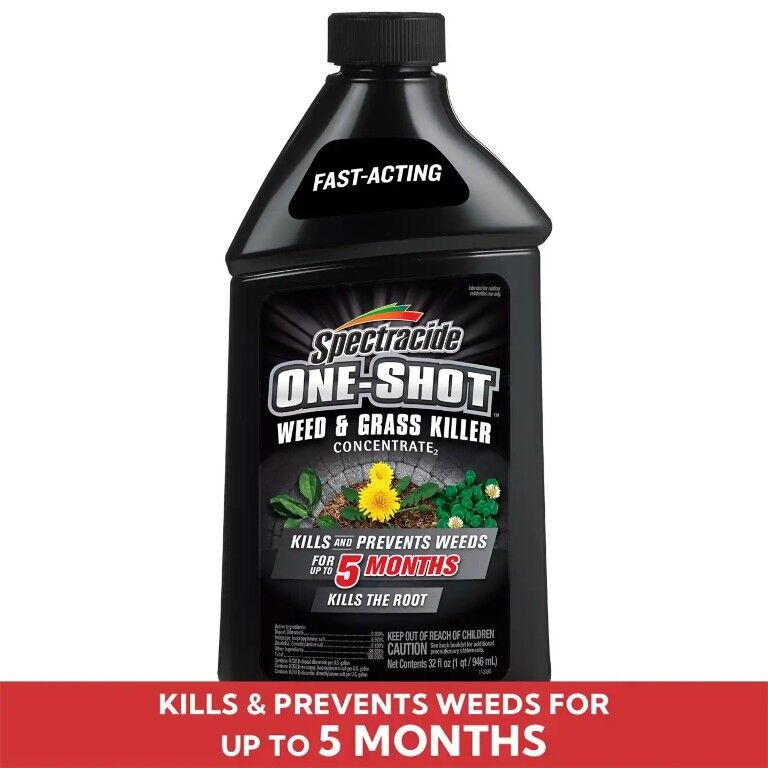 Spectracide One-Shot Weed & Grass Killer Concentrate, 32-Oz