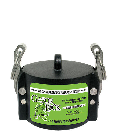 Green Leaf Gatorlock Cap For Male Adapter, 3/4-In