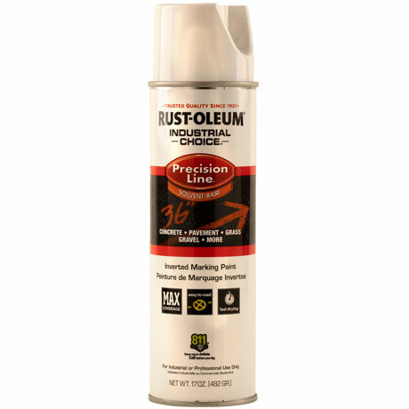 Rust-Oleum Line Marking Paint Inverted Aerosol - White, 17 oz