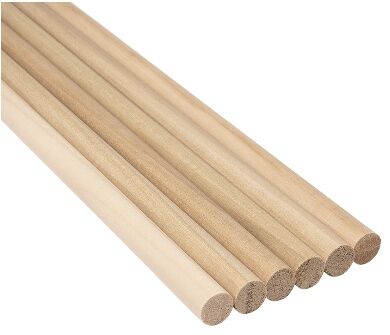 Madison Mill Round Poplar Dowel, 1/2-In x 36-In