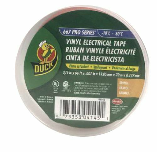 Duck Brand Prange Professional Electrical Tape Canister Pack, 3/4-In x 66-Ft