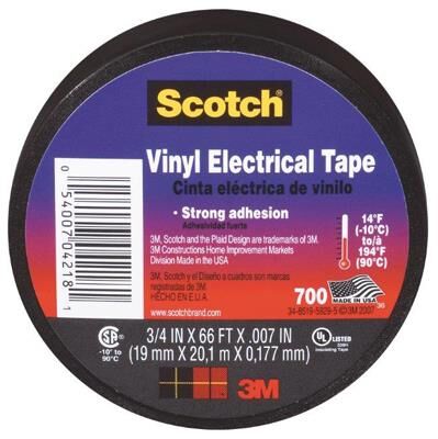 3M Scotch 700 Electrical Tape, 3/4-In x 66-Ft