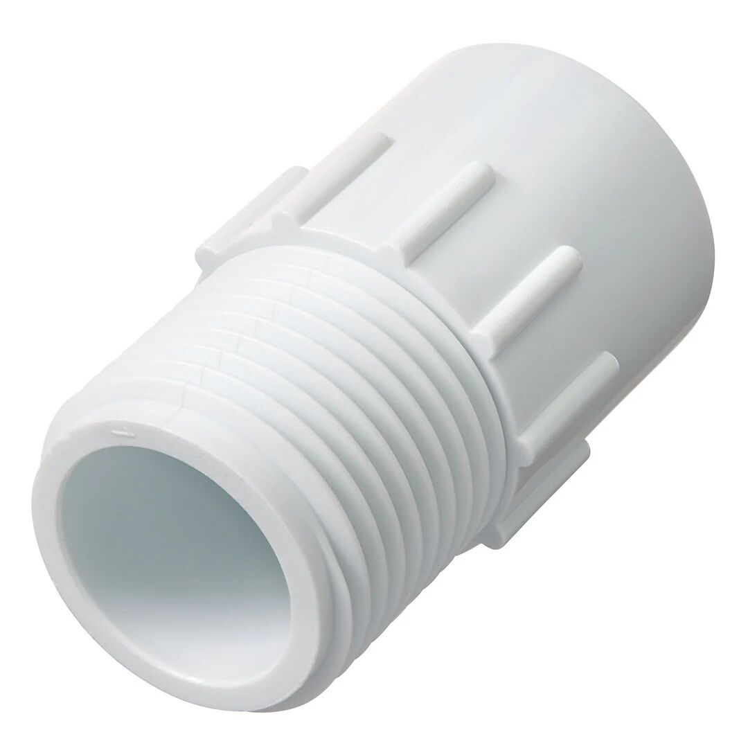 Orbit Plastic Hose-To-Pipe Fitting, 3/4-In Slip x 3/4-In MHT