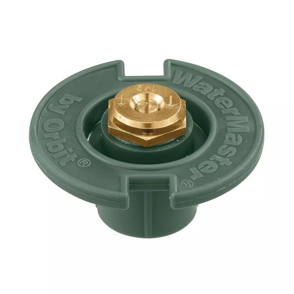Orbit Plastic 180° Pattern Flush Head Sprinkler With Brass Nozzle, 15-Ft