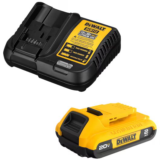 DEWALT 20-V Max Battery Kit, 2-Ah