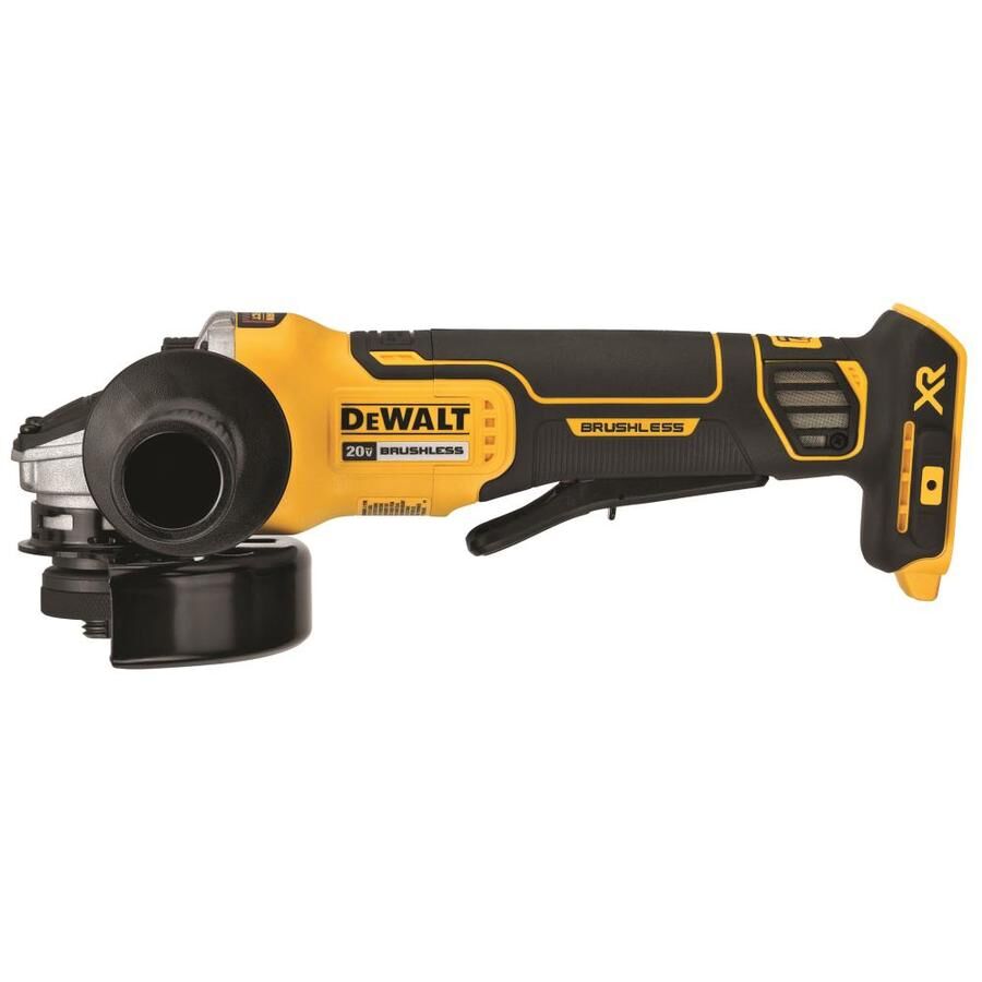 DeWalt 20V Max Brushless Cordless Angle Grider, 4 1/2-In - 5-In