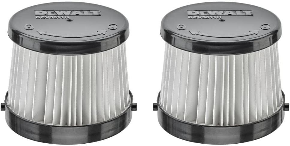 DEWALT Replacement HEPA Vacuum Filter For DCV501HB, 2-Pk