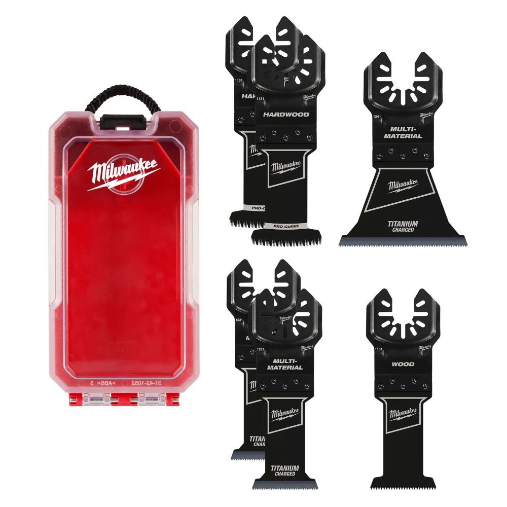 Milwaukee Open-Lok Multi-Tool Blade Variety Kit, 6-Pk