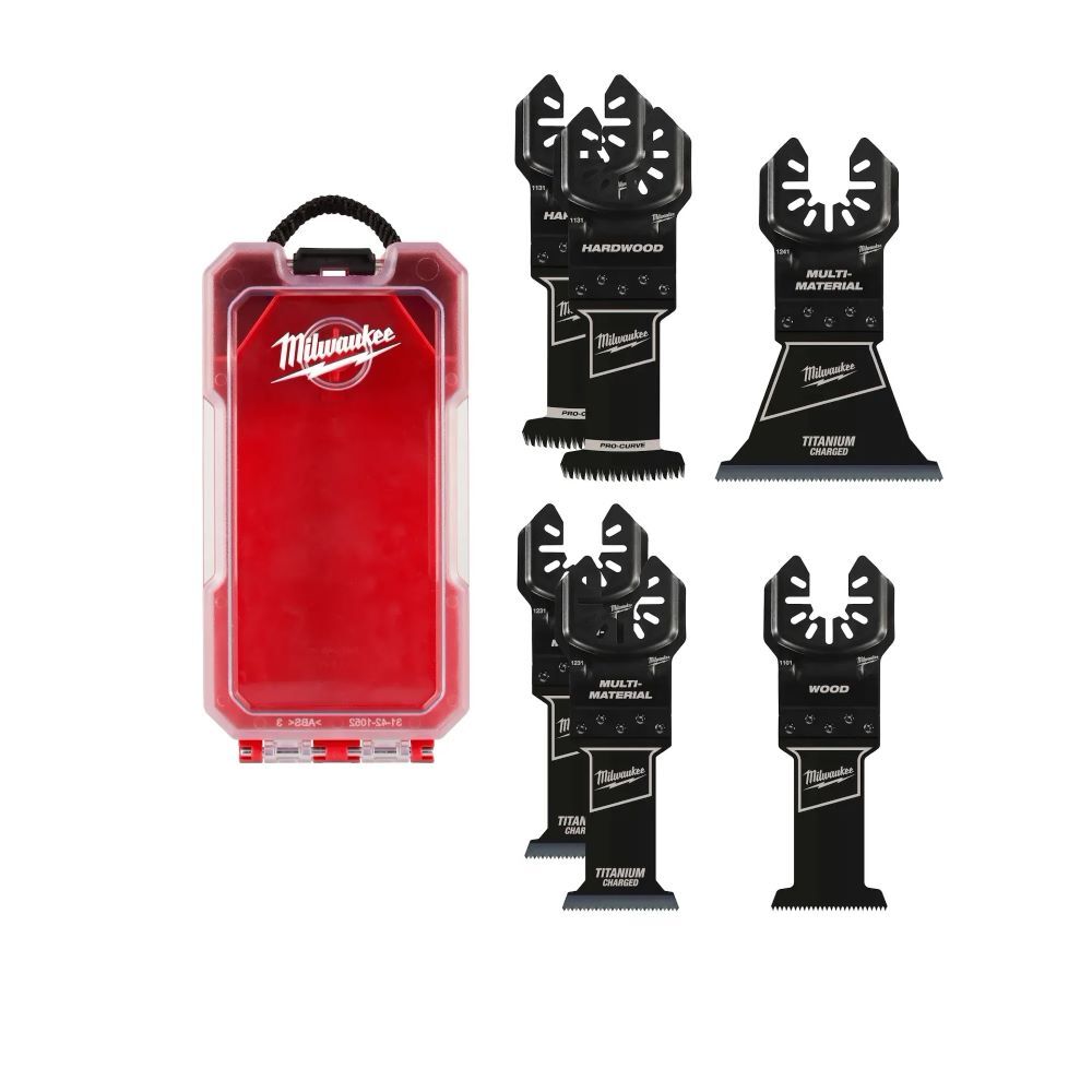 Milwaukee Open-Lok Multi-Tool Blade Variety Kit, 6-Pk