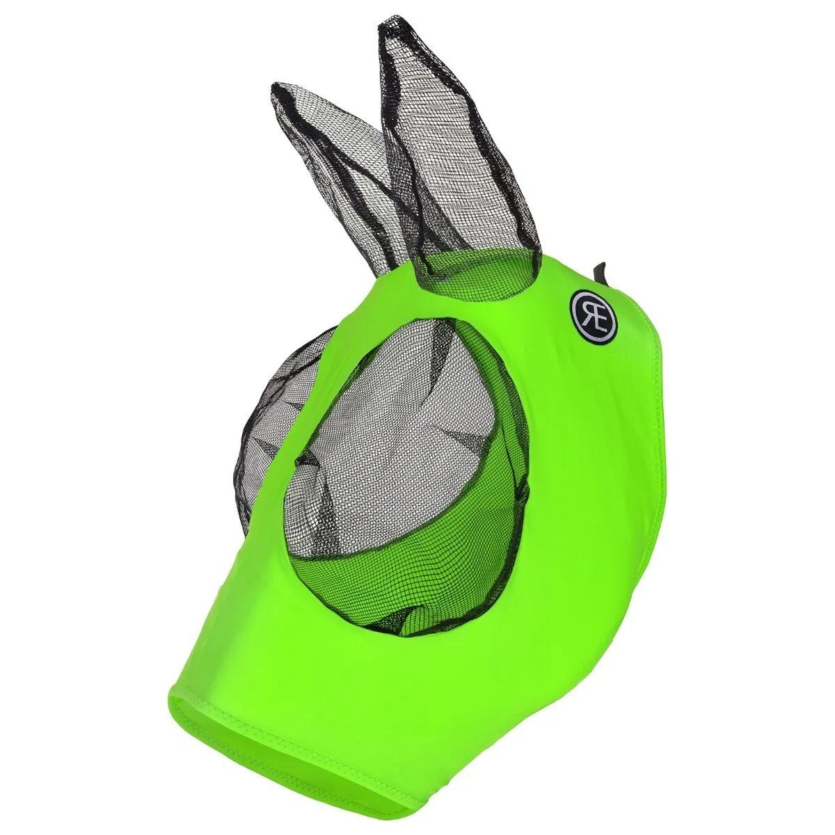 Reinsman Lycra Fly Mask Neon Green, Medium