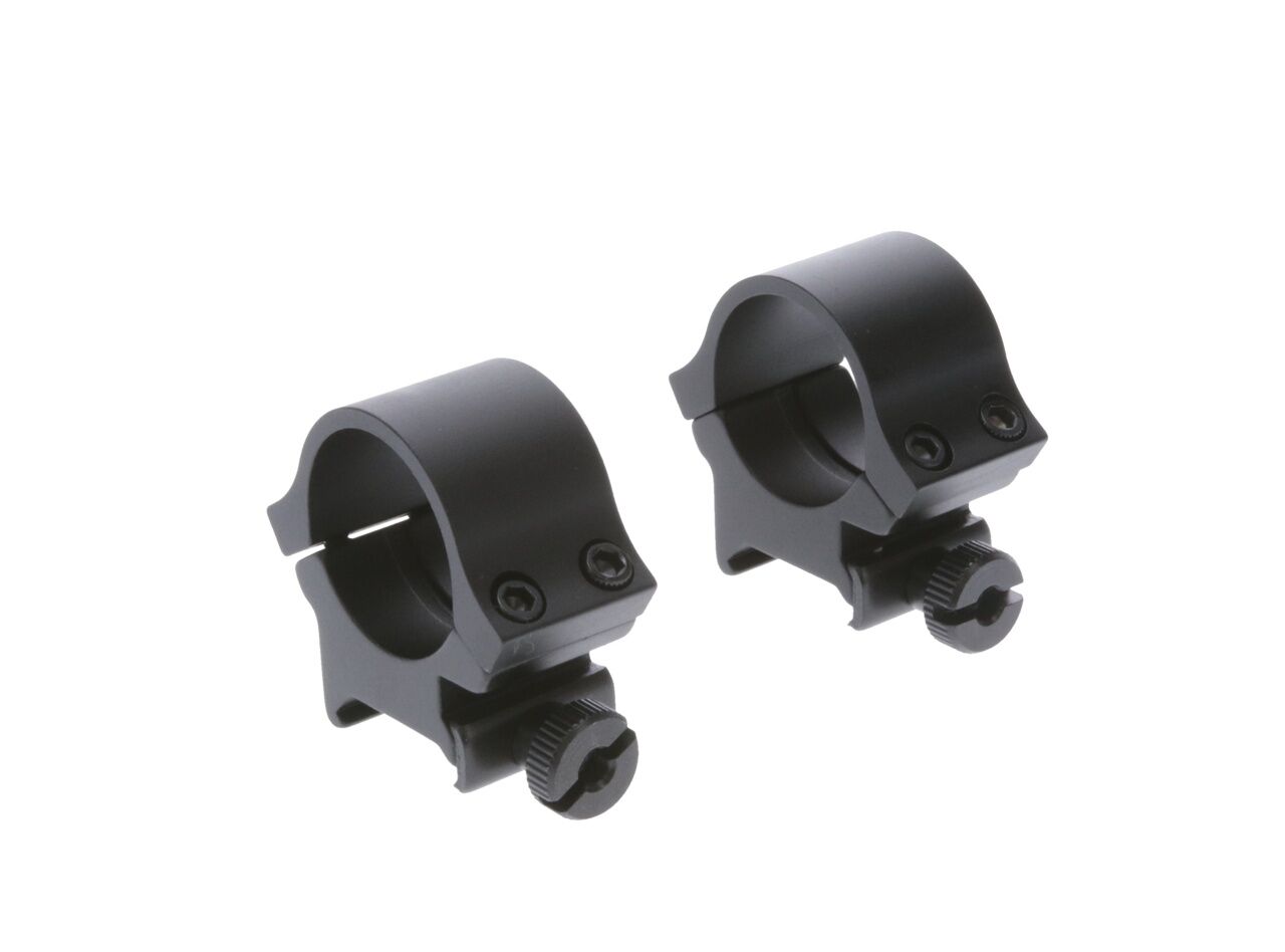 TruGlo Lightweight High 4 Screw Picatinny/Weaver-Style Scope Rings, 1-In