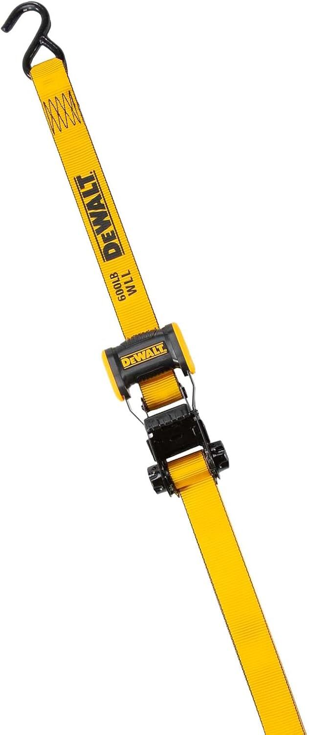 Dewalt Ratchet Tie Down Straps 1800-Lb Break Strength, 1.25-In x 12-Ft