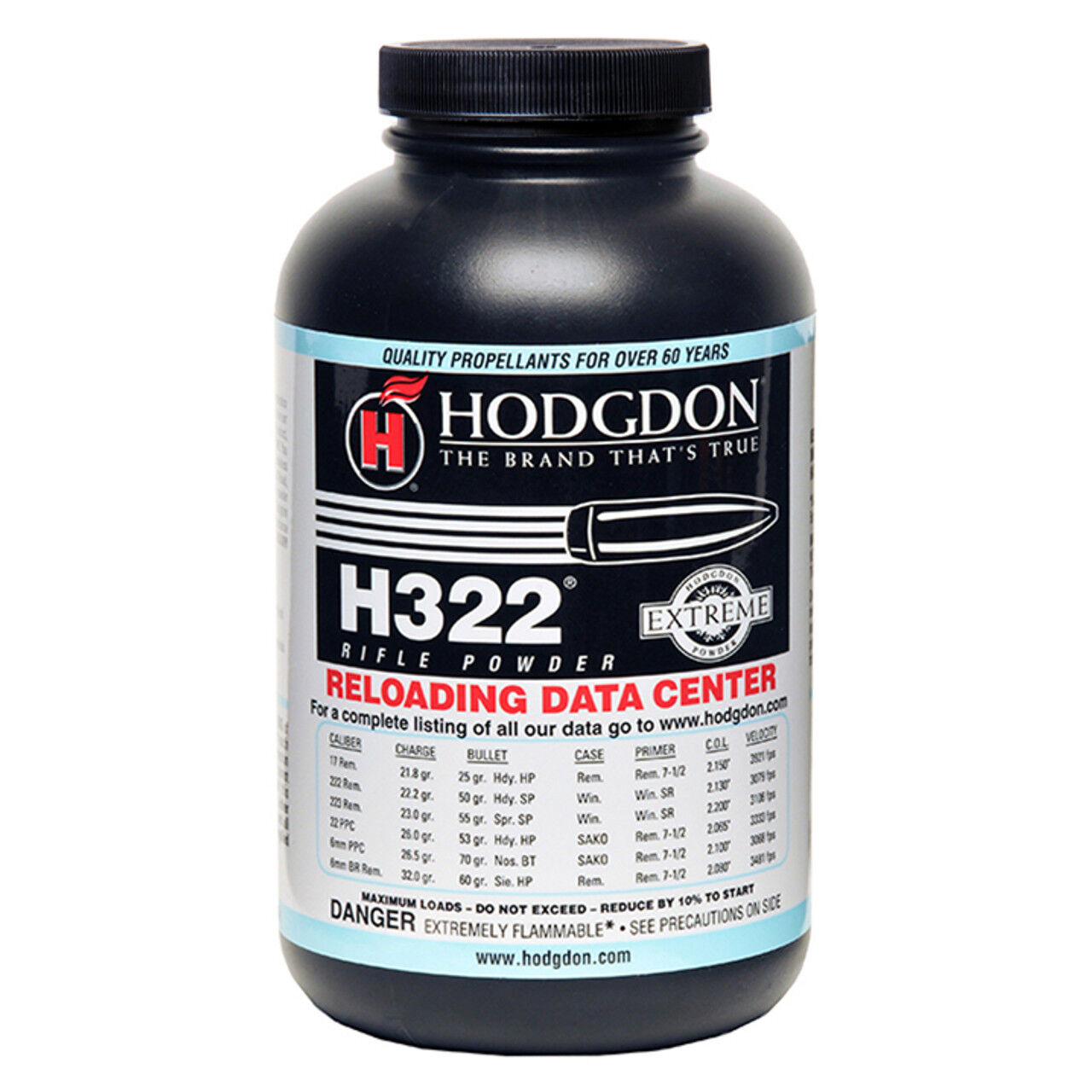 Hodgdon H322 Rifle Powder, 1-Lb
