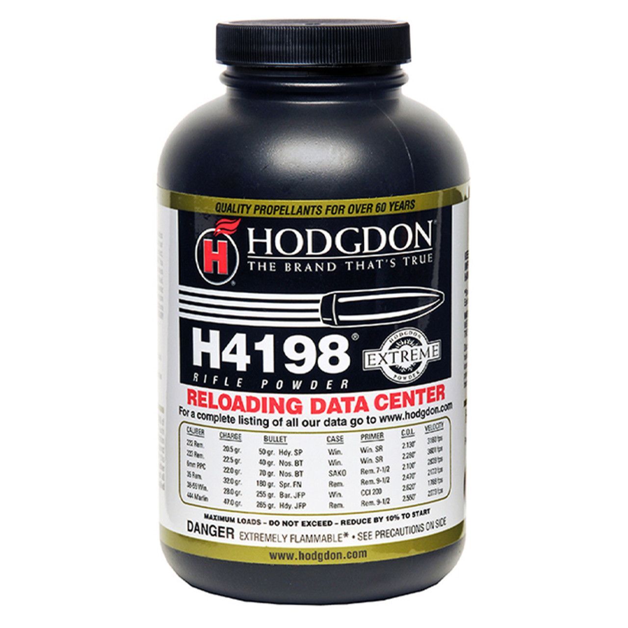 Hodgdon H4198 Smokeless Rifle Powder, 1-Lb