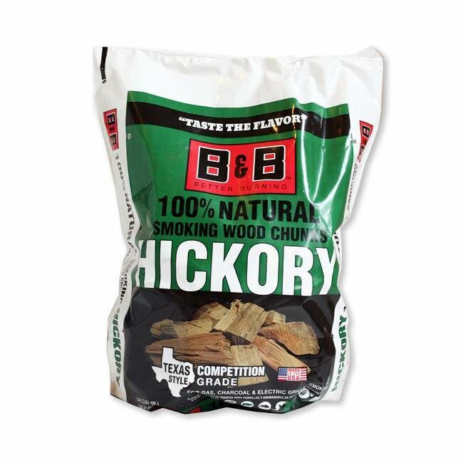 B & B Charcoal Hickory Smoking Wood Chunks