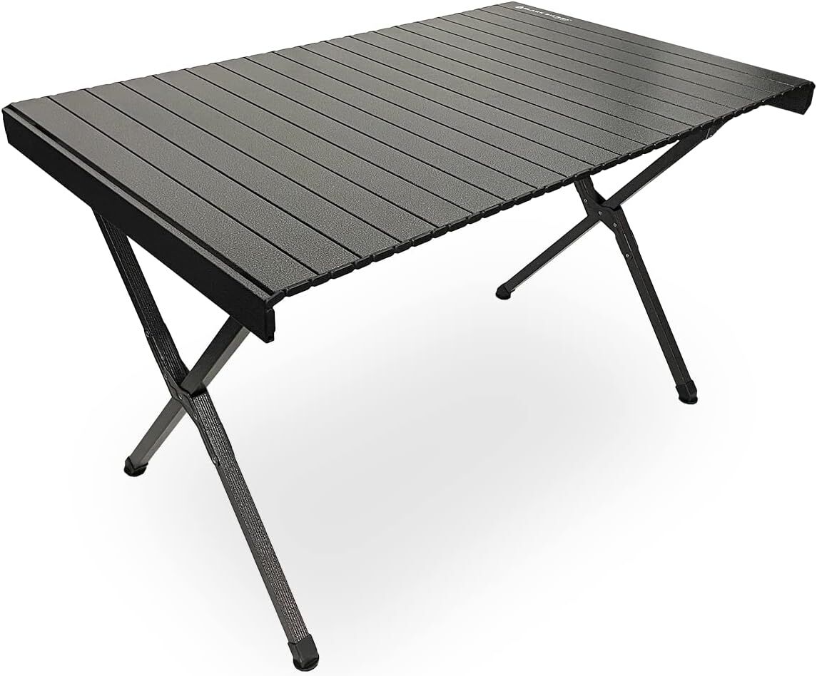 Black Sierra Extra Large Truss Roll Top Table, 44 1/2-In x 28-In x 28-In