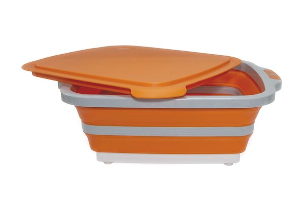 Drip EZ Orange BBQ & Meal Prep Tub, 20-In X 16.25-In X 4.5-In