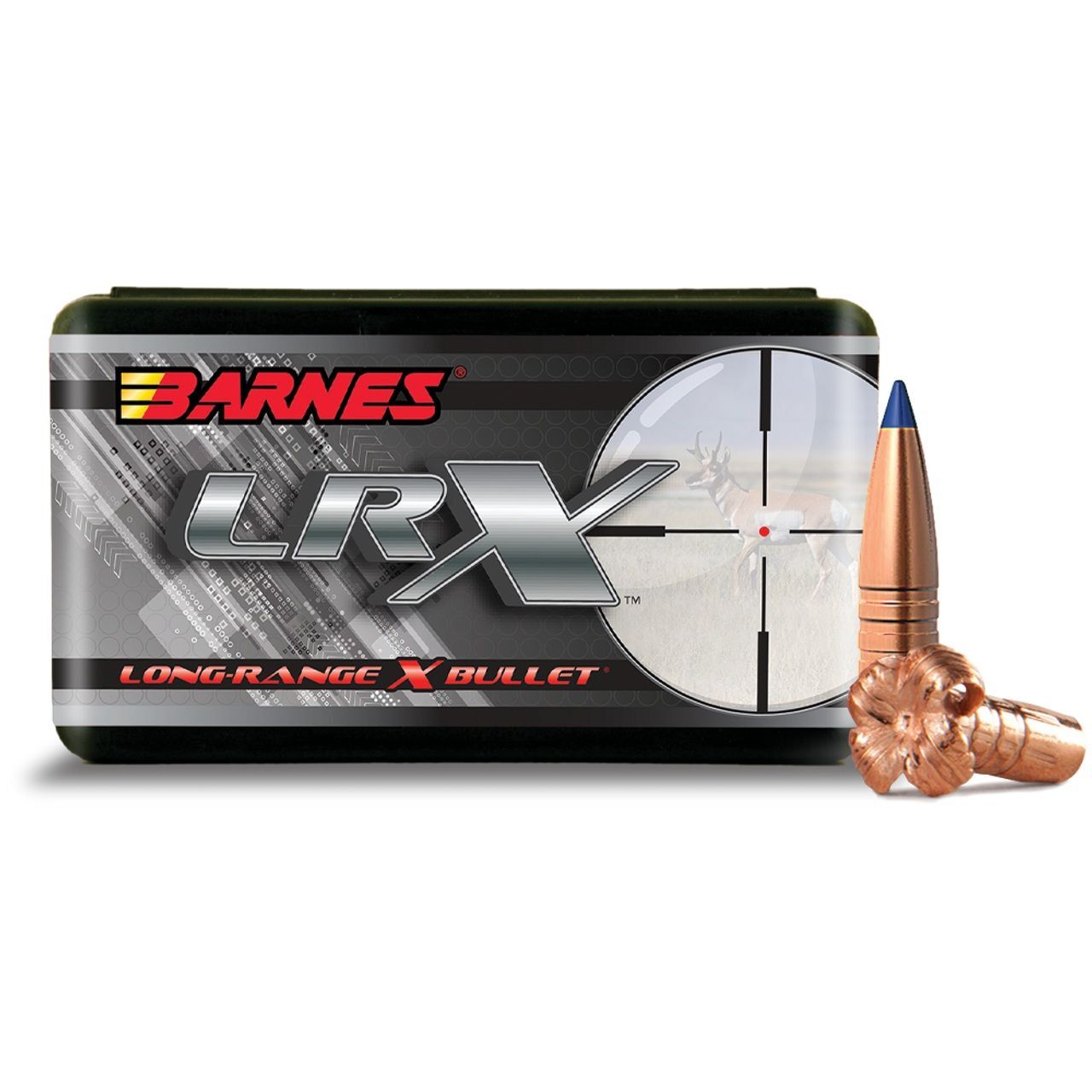 Barnes LRX 0.264" 6.5mm, 127 Grain BT Rifle Bullets, 50-Rd