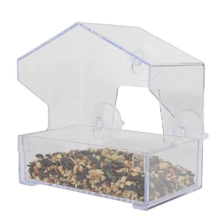Perky-Pet Window Bird Feeder, 1/2-Lb