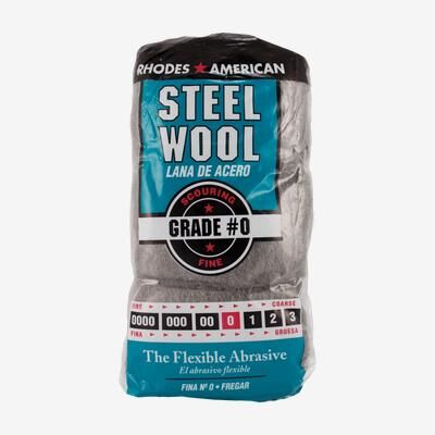Homax Rhodes American Steel Wool Grade #0 Fine, 16-Pk