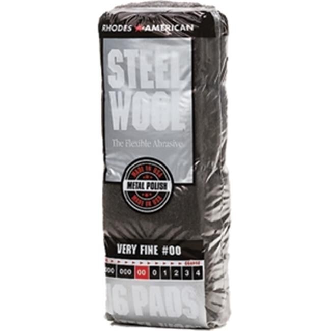 Rhodes American Very Fine #00 Steel Wool, 16-Pk