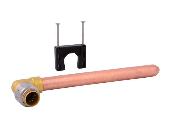 SharkBite Max Push Copper Stub-Out Elbow, 1/2-In